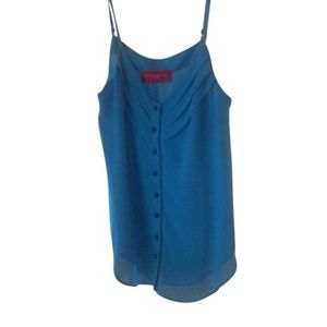 pretty silky button detail cami